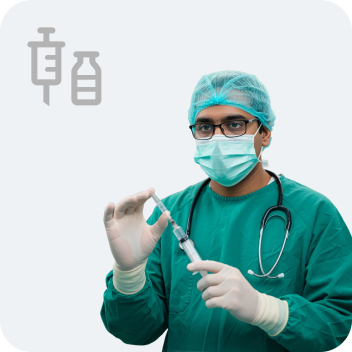 Anesthesiologist speciality icon.