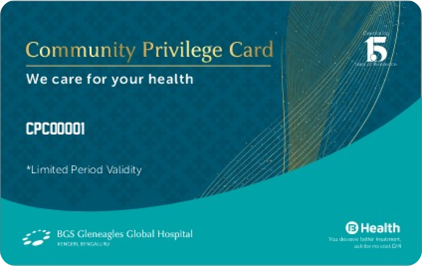 Community Privilege Card-card
